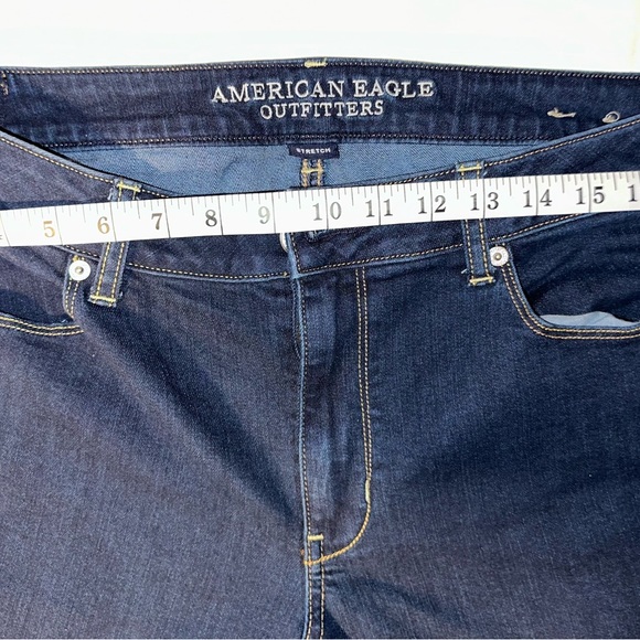 American Eagle Outfitters Women's Stretch Skinny Jeans Size 14 Short - Picture 5 of 11